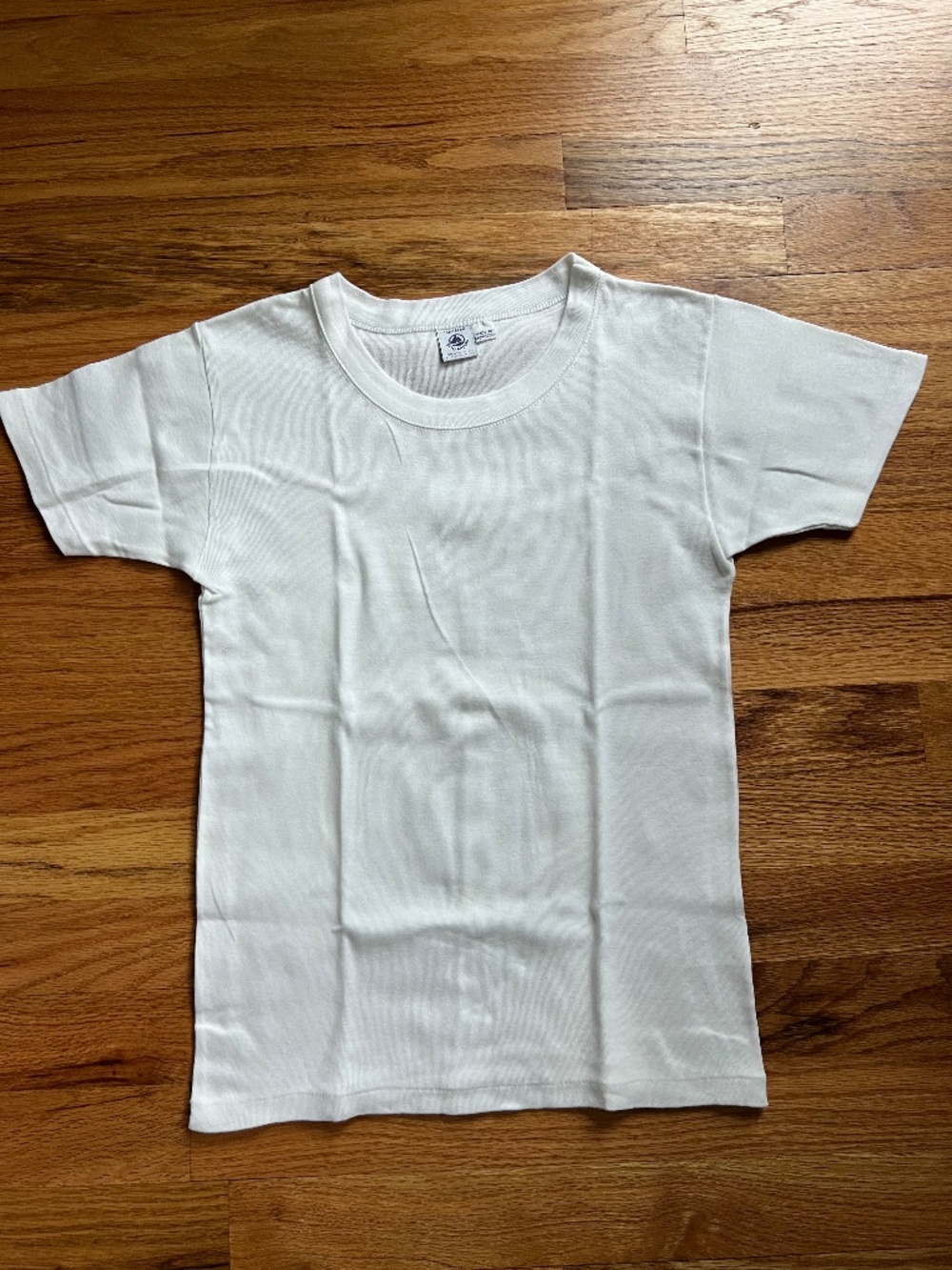Petit Bateau white s/s 100% cotton tee shirt women’s size  UK 14/XS